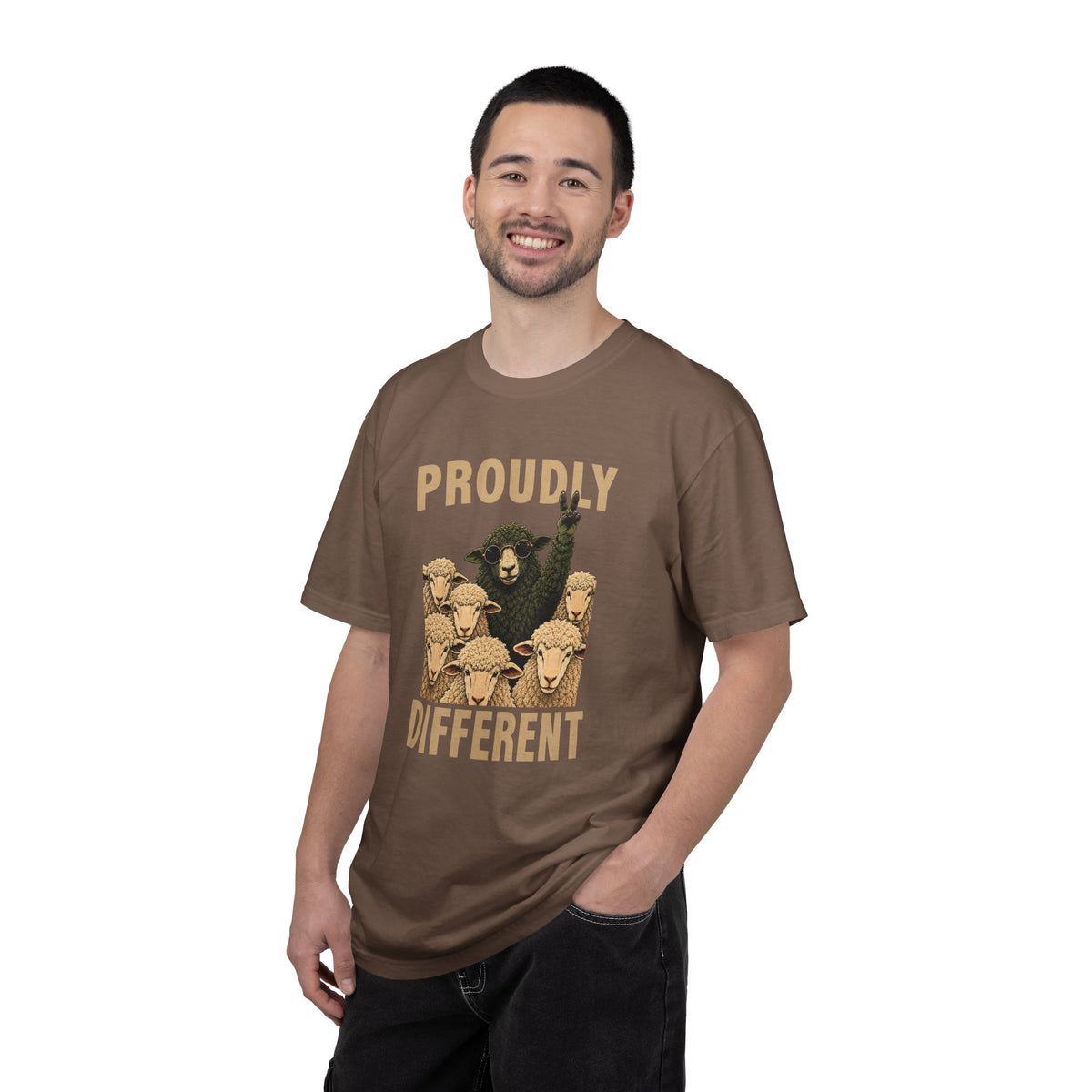 Proudly Different Black Sheep Shirt – Funny Individuality Graphic Tee