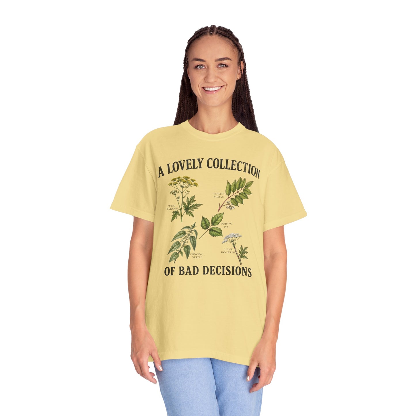 "A Lovely Collection of Bad Decisions" Hiking Camping Poisonous Plant Botanical T-Shirt