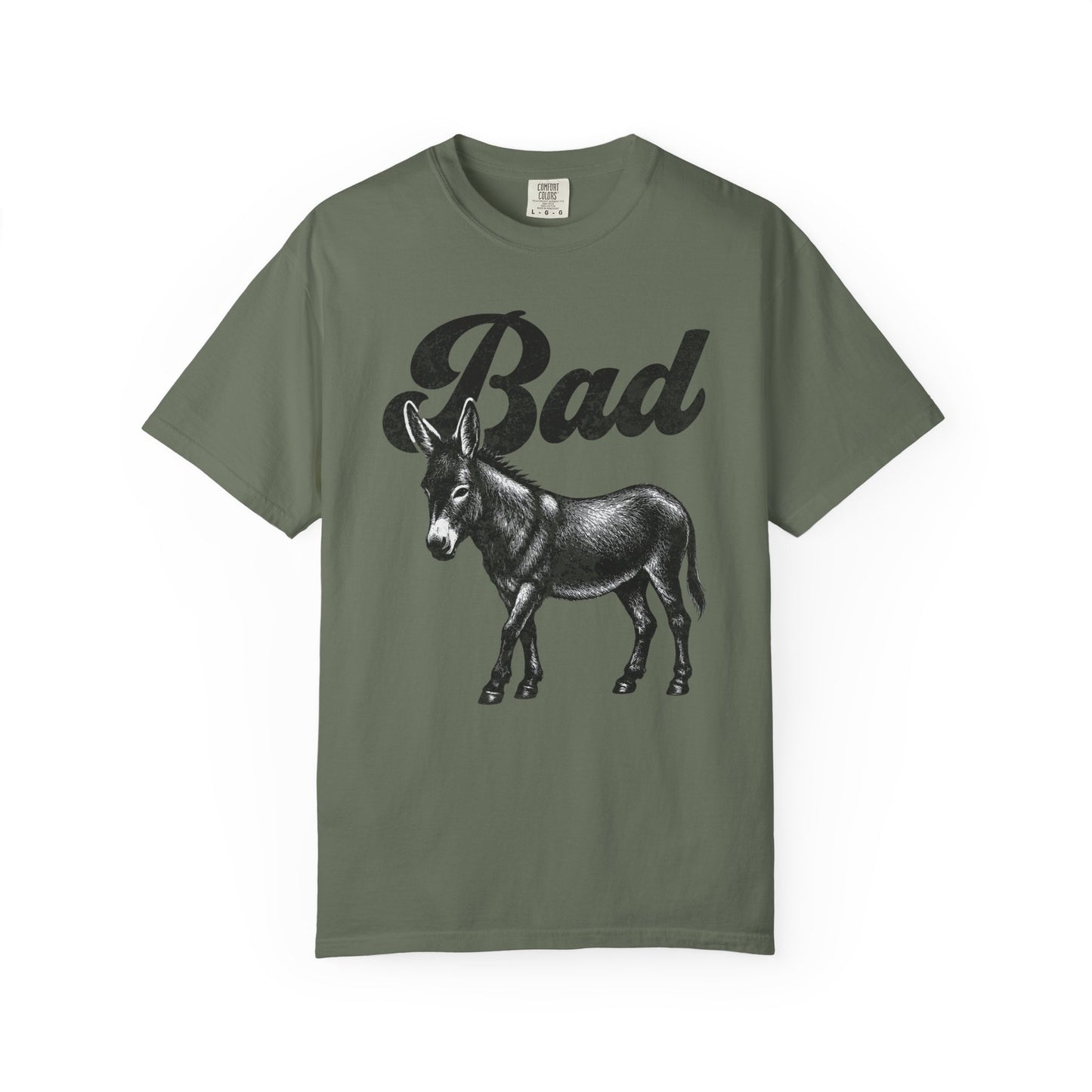 Funny Badass Donkey T-Shirt— Distressed Retro Vintage Graphic Tee