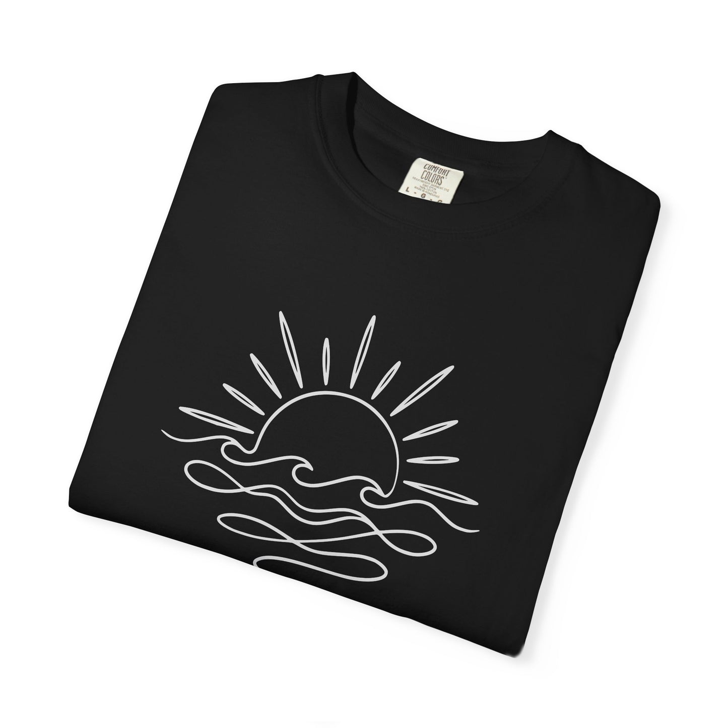 Boho Sunrise Line Art T-Shirt