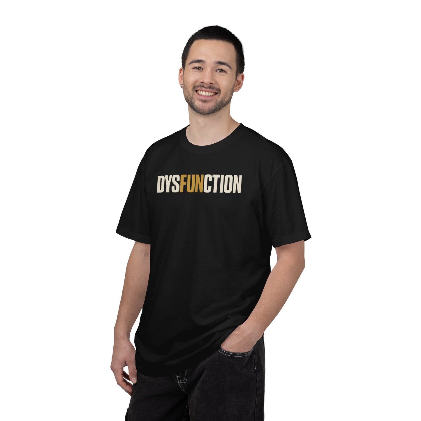 DysFUNction Shirt, Funny Minimalist Typography Humor Shirt