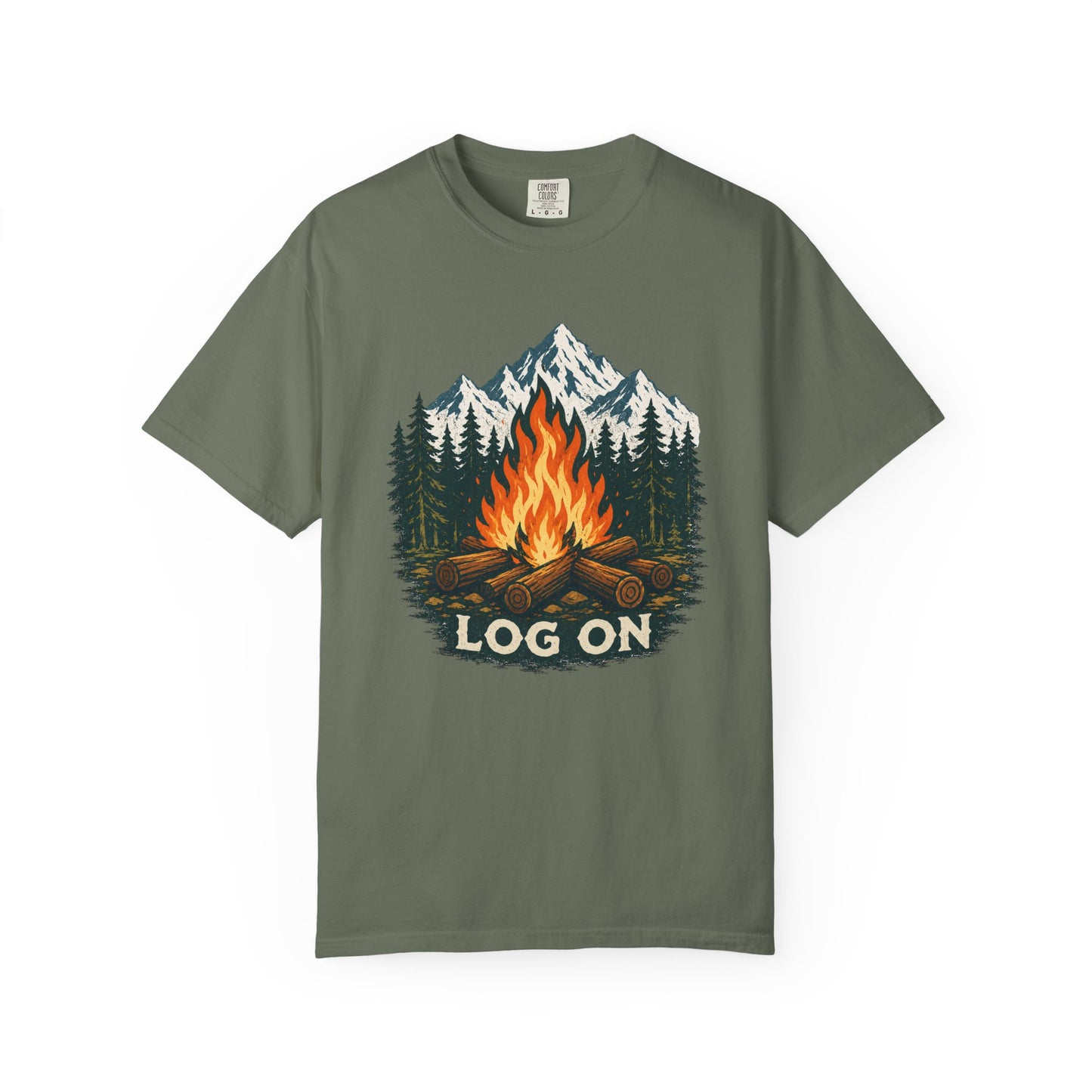 Campfire 'LOG ON' T-Shirt