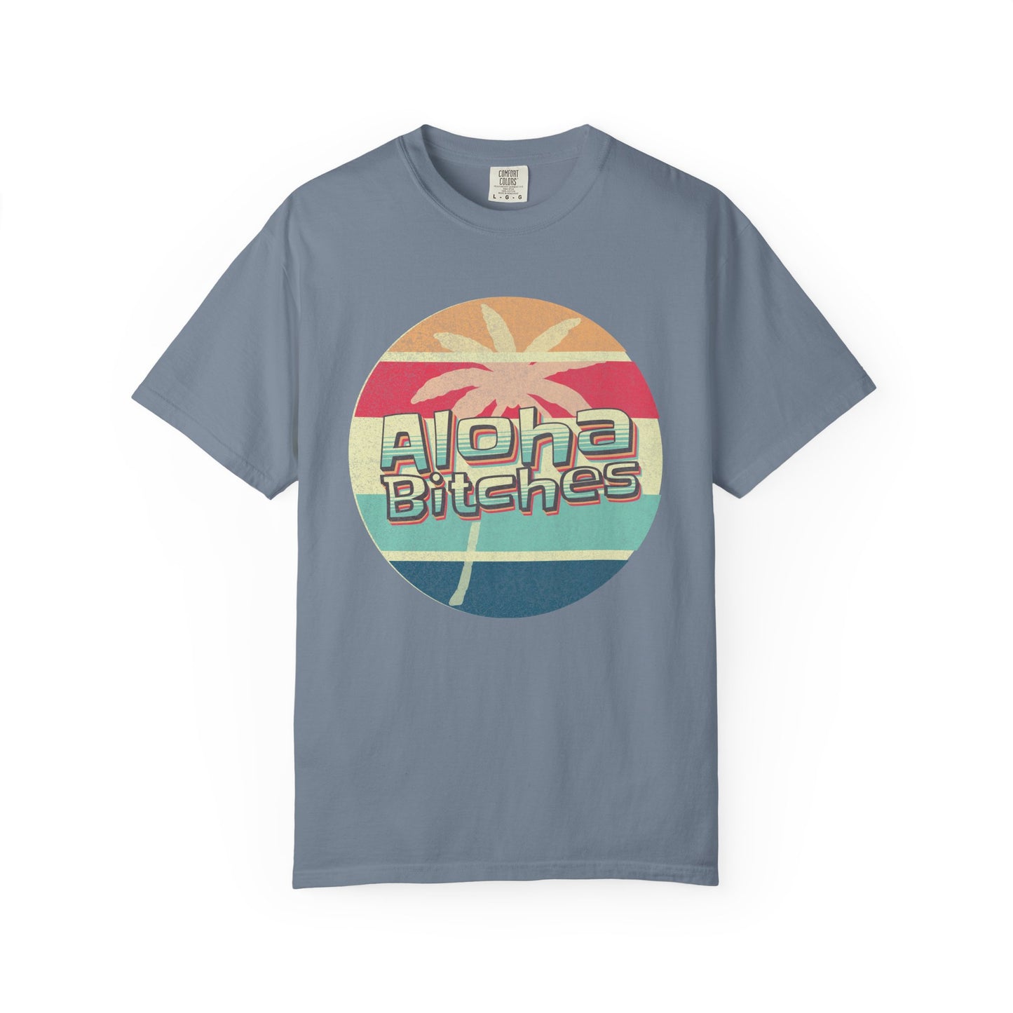 Aloha Bitches Retro Distressed Beach T-Shirt