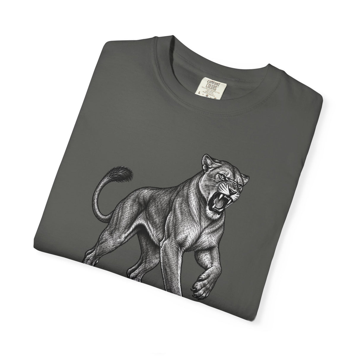 Stepped on a Lego Funny Vintage Lioness Animal Tee