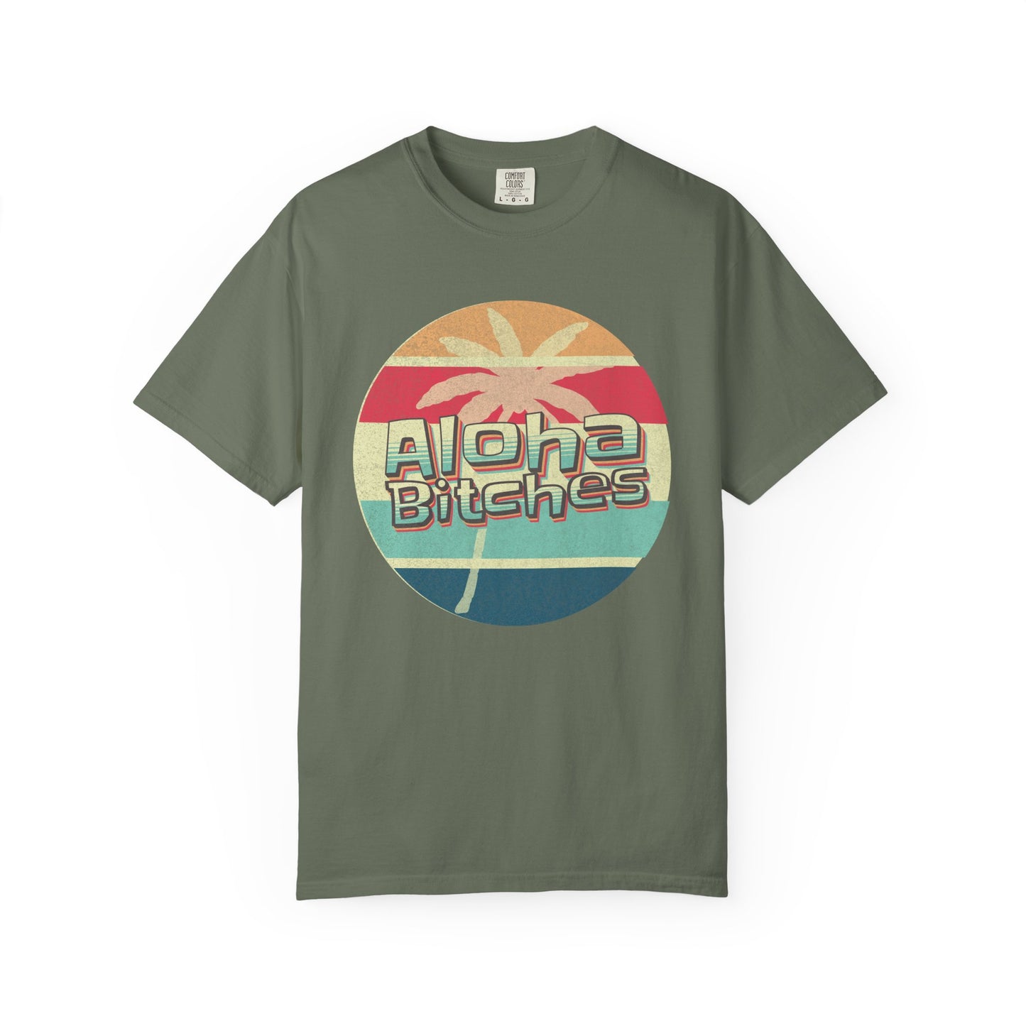 Aloha Bitches Retro Distressed Beach T-Shirt