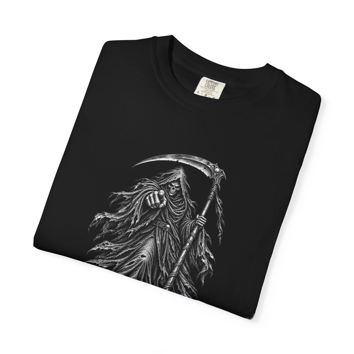 You Have Something in Your Teeth Funny Grim Reaper Graphic T-Shirt