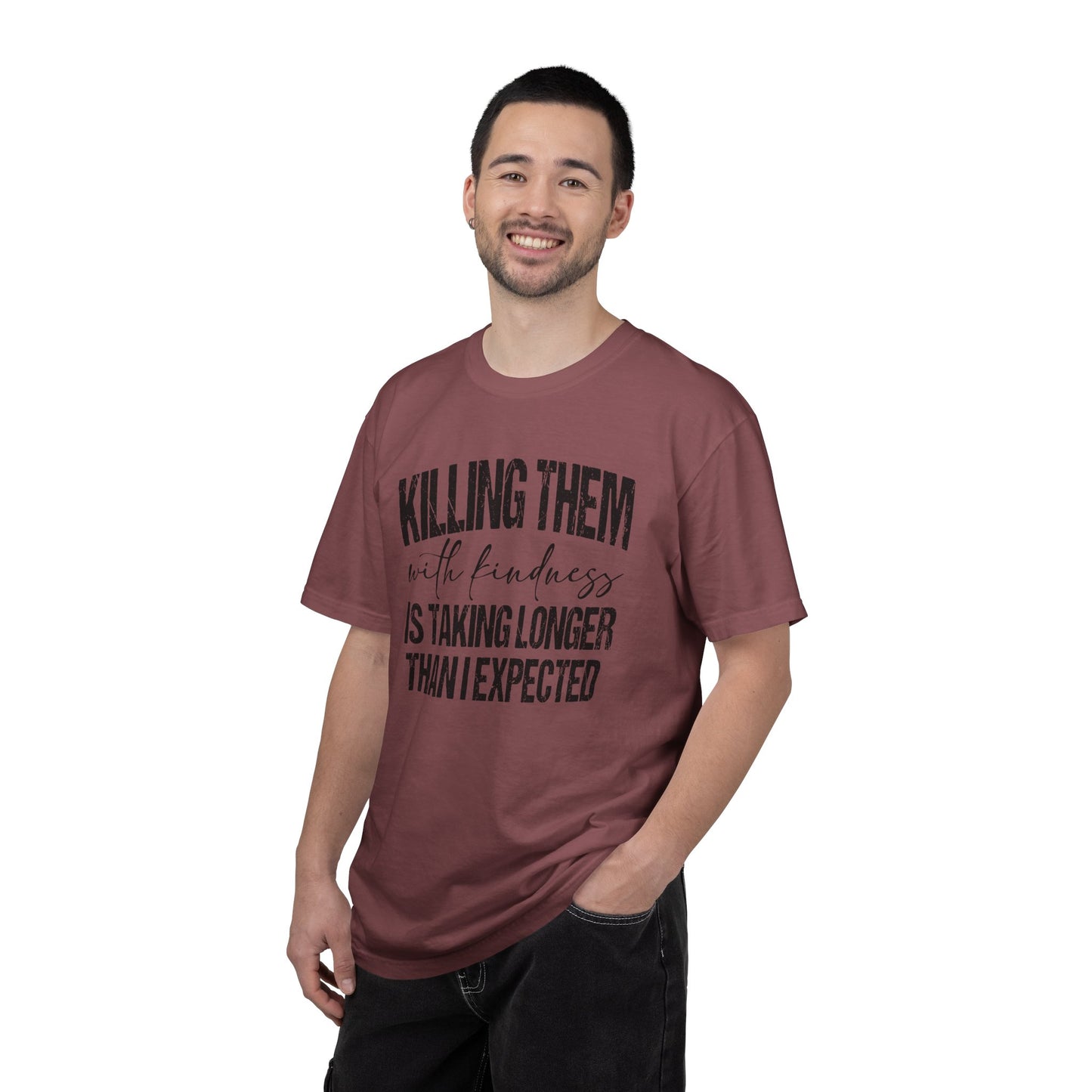 Killing Them with Kindness Shirt | Funny Sarcastic Introvert Humor Shirt, Comfort Colors Graphic T-Shirt