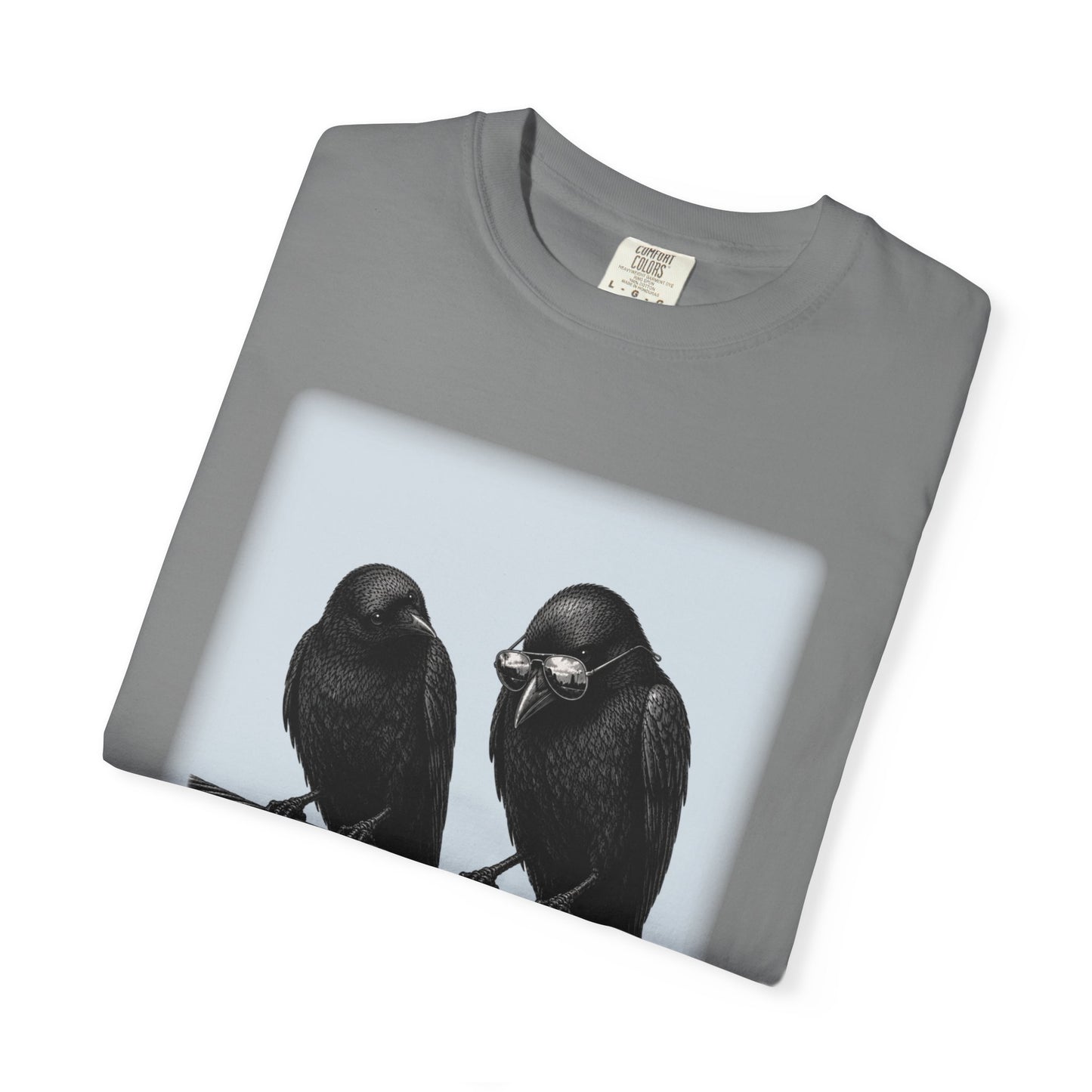 Collect Shiny Things Funny Crow T-Shirt, Raven & Crow Lover Gift Birdwatcher Graphic Tee