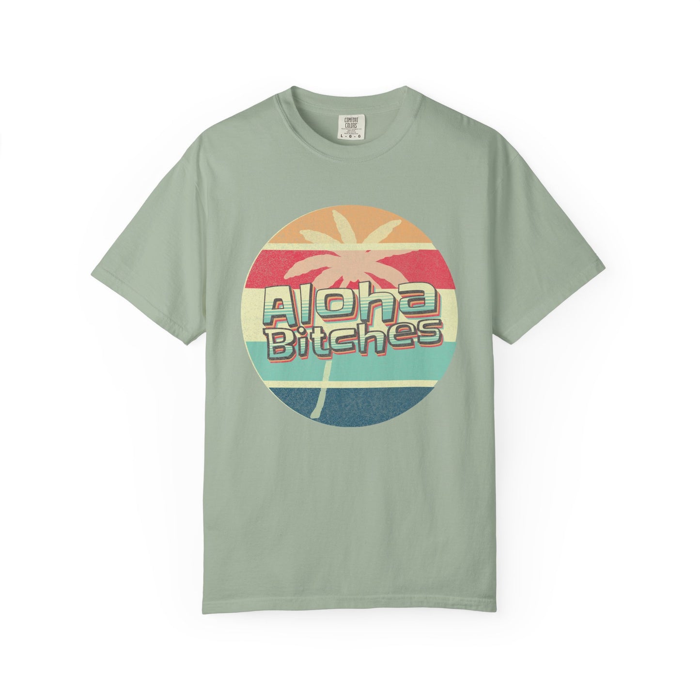 Aloha Bitches Retro Distressed Beach T-Shirt
