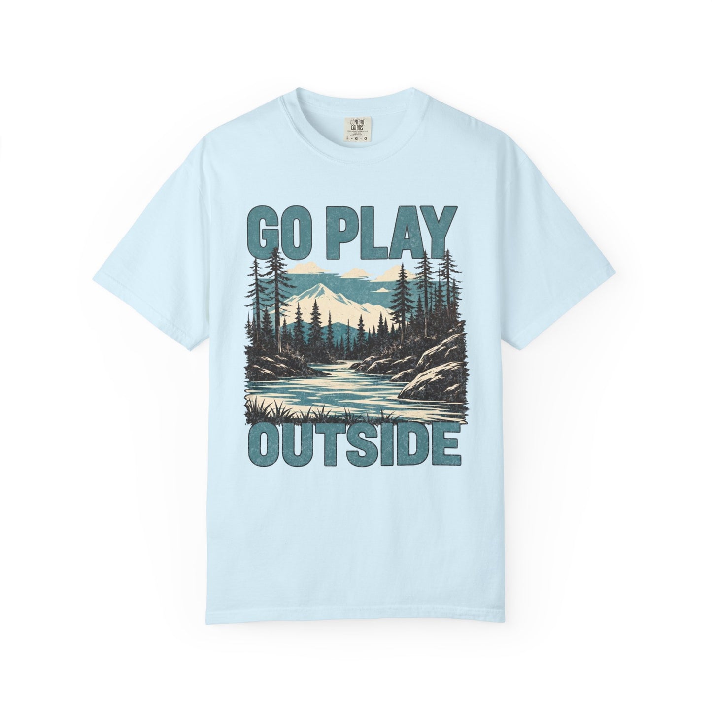 Go Play Outside Graphic T-Shirt — Outdoor Adventure Nature Tee