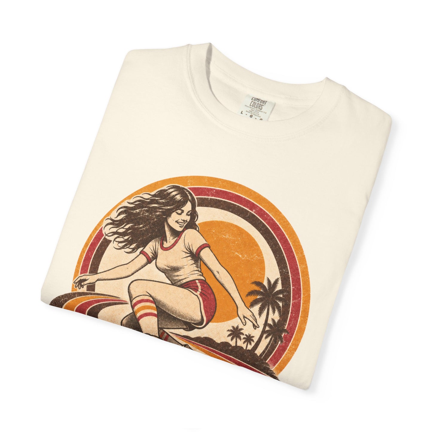 Retro Roller Skating Shirt | Vintage 70s Roller Skate Graphic Tee | Retro Disco Skater Comfort Colors® T-Shirt