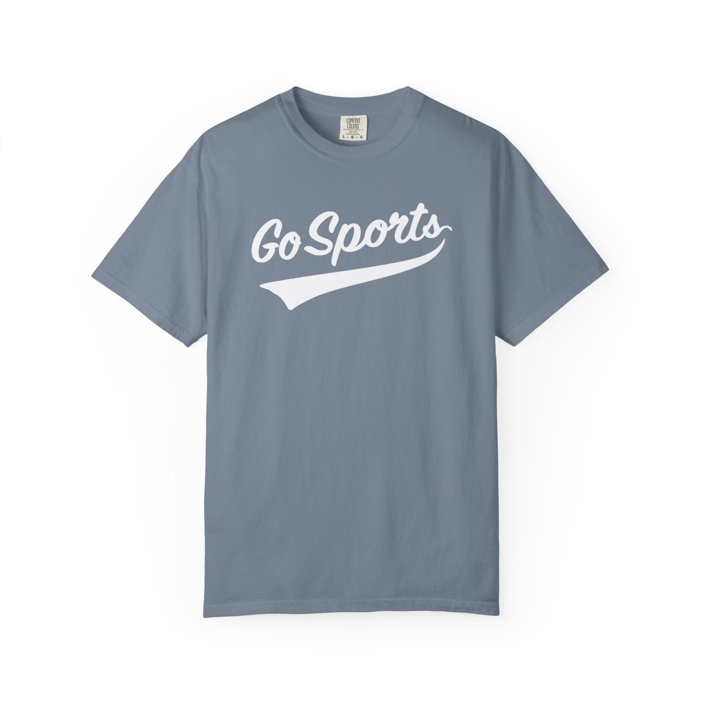 Go Sports Shirt | Funny Anti-Sports Graphic Tee | Minimalist Comfort Colors® T-Shirt