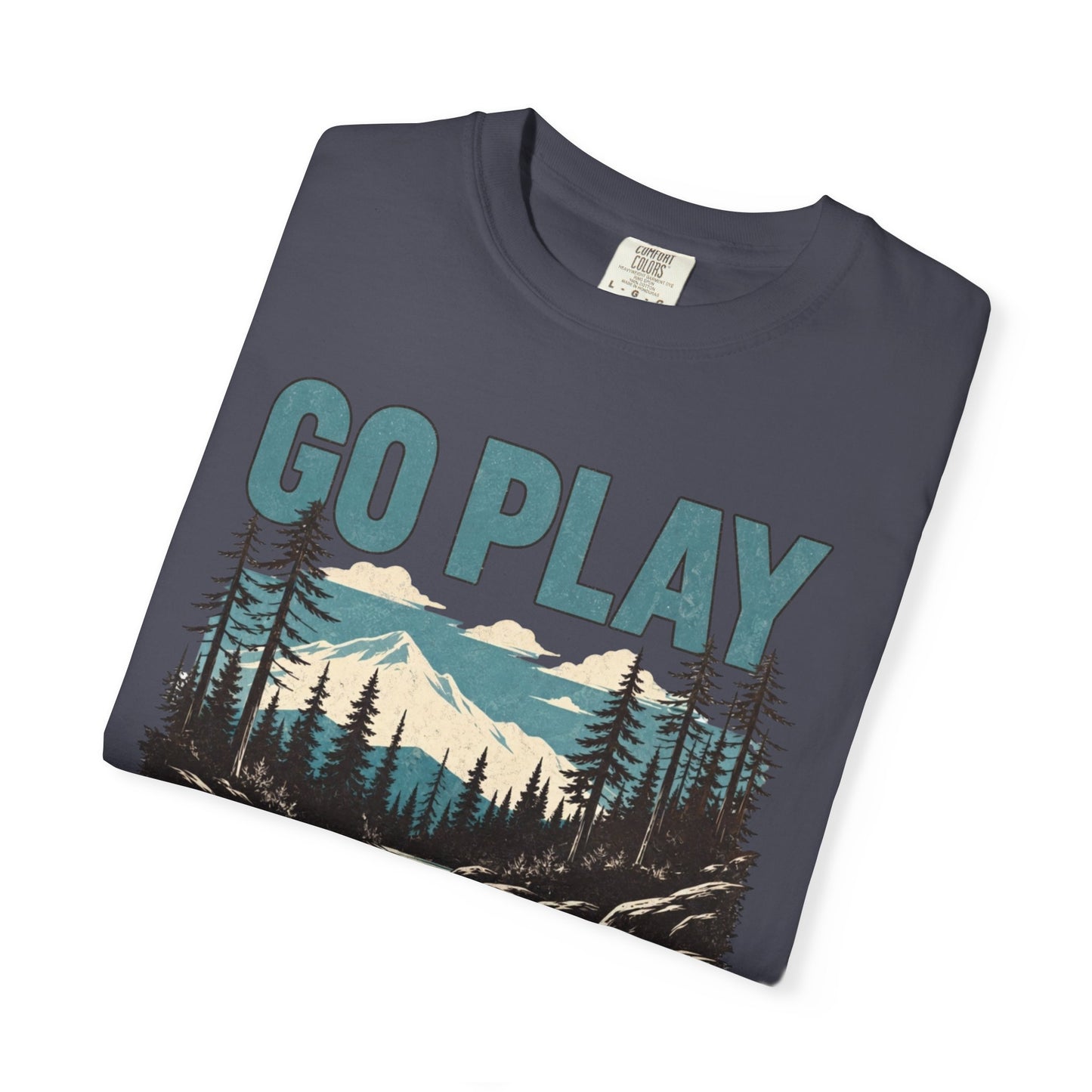 Go Play Outside Graphic T-Shirt — Outdoor Adventure Nature Tee