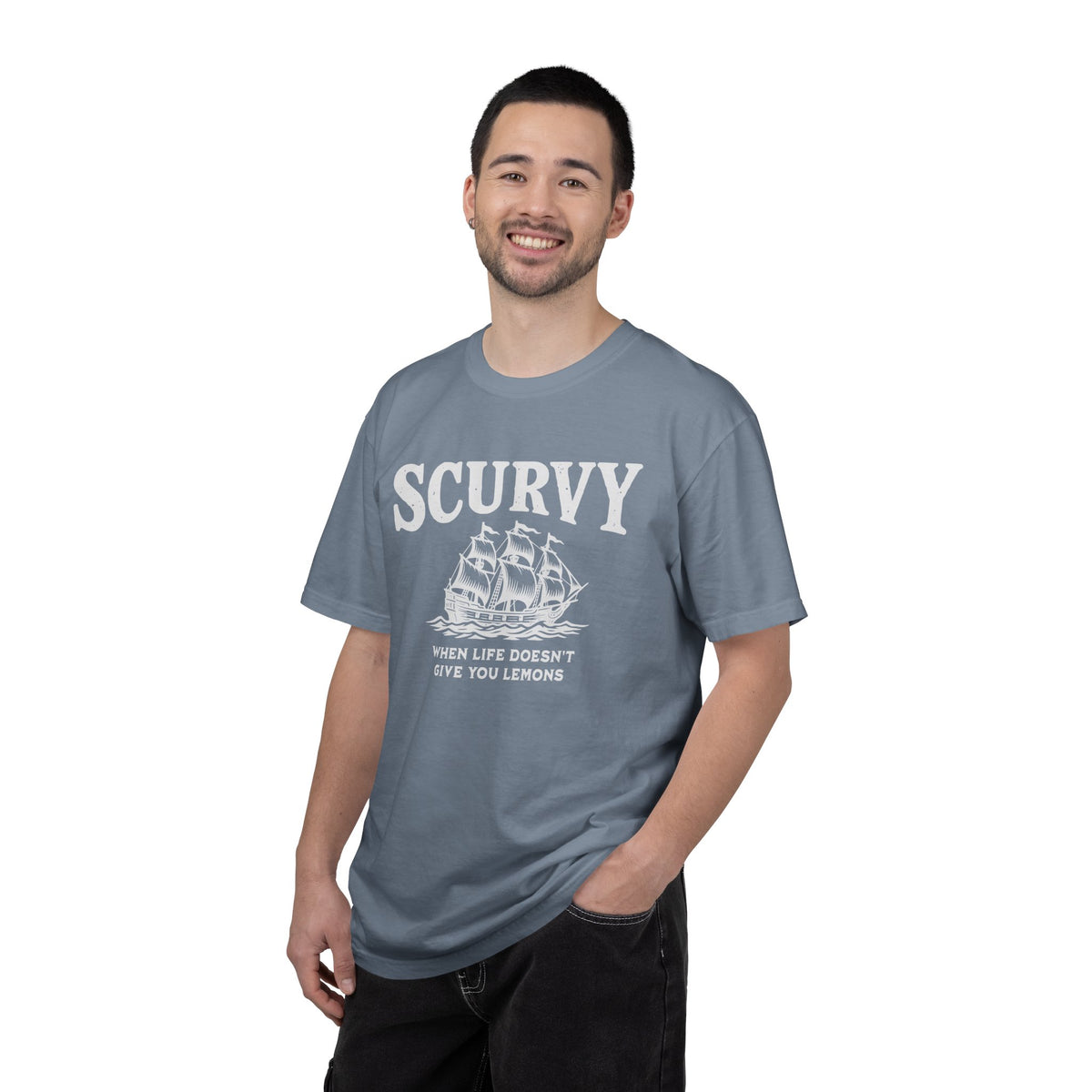 Scurvy 'When Life Doesn't Give You Lemons' Vintage Nautical Tee