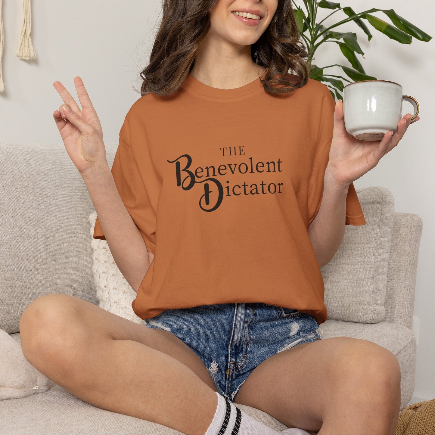 Benevolent Dictator T-Shirt — Retro Script Graphic Tee