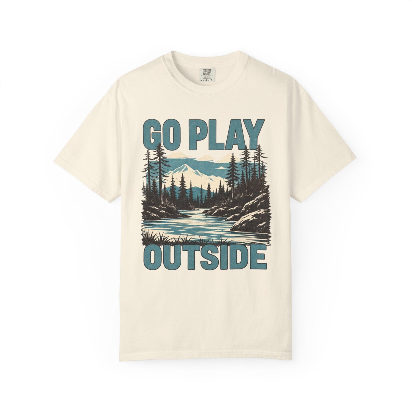 Go Play Outside Graphic T-Shirt — Outdoor Adventure Nature Tee