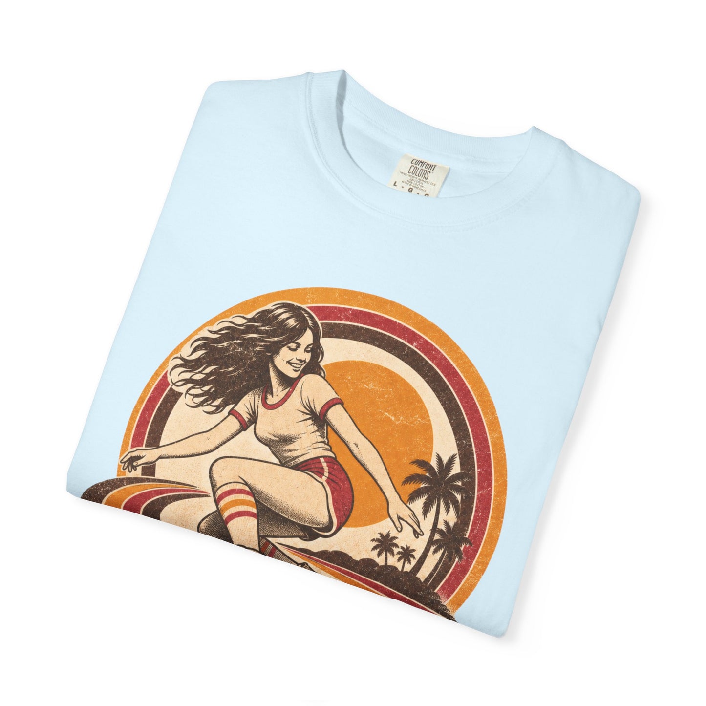 Retro Roller Skating Shirt | Vintage 70s Roller Skate Graphic Tee | Retro Disco Skater Comfort Colors® T-Shirt
