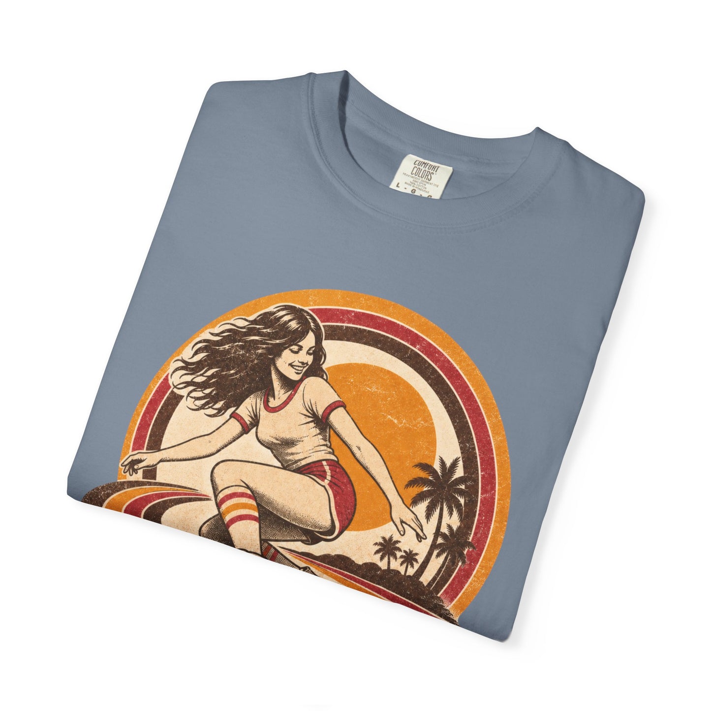 Retro Roller Skating Shirt | Vintage 70s Roller Skate Graphic Tee | Retro Disco Skater Comfort Colors® T-Shirt