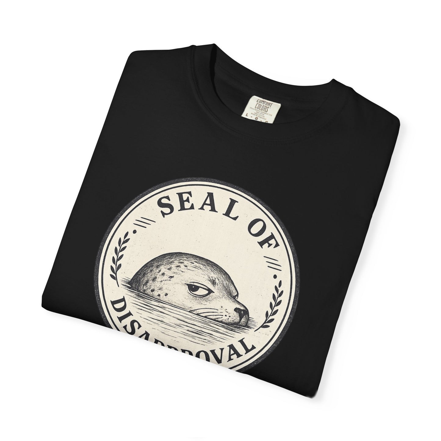 Seal of Disapproval Retro Badge T-Shirt