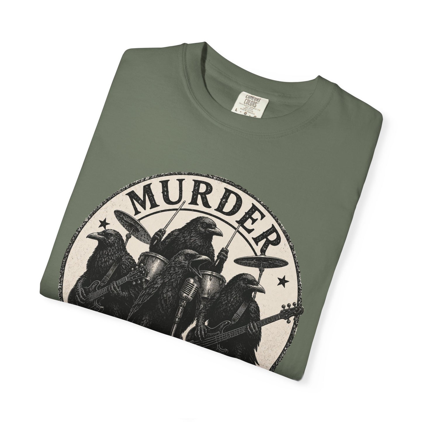 Murder World Tour Crow T-Shirt | Funny Crow Graphic Tee