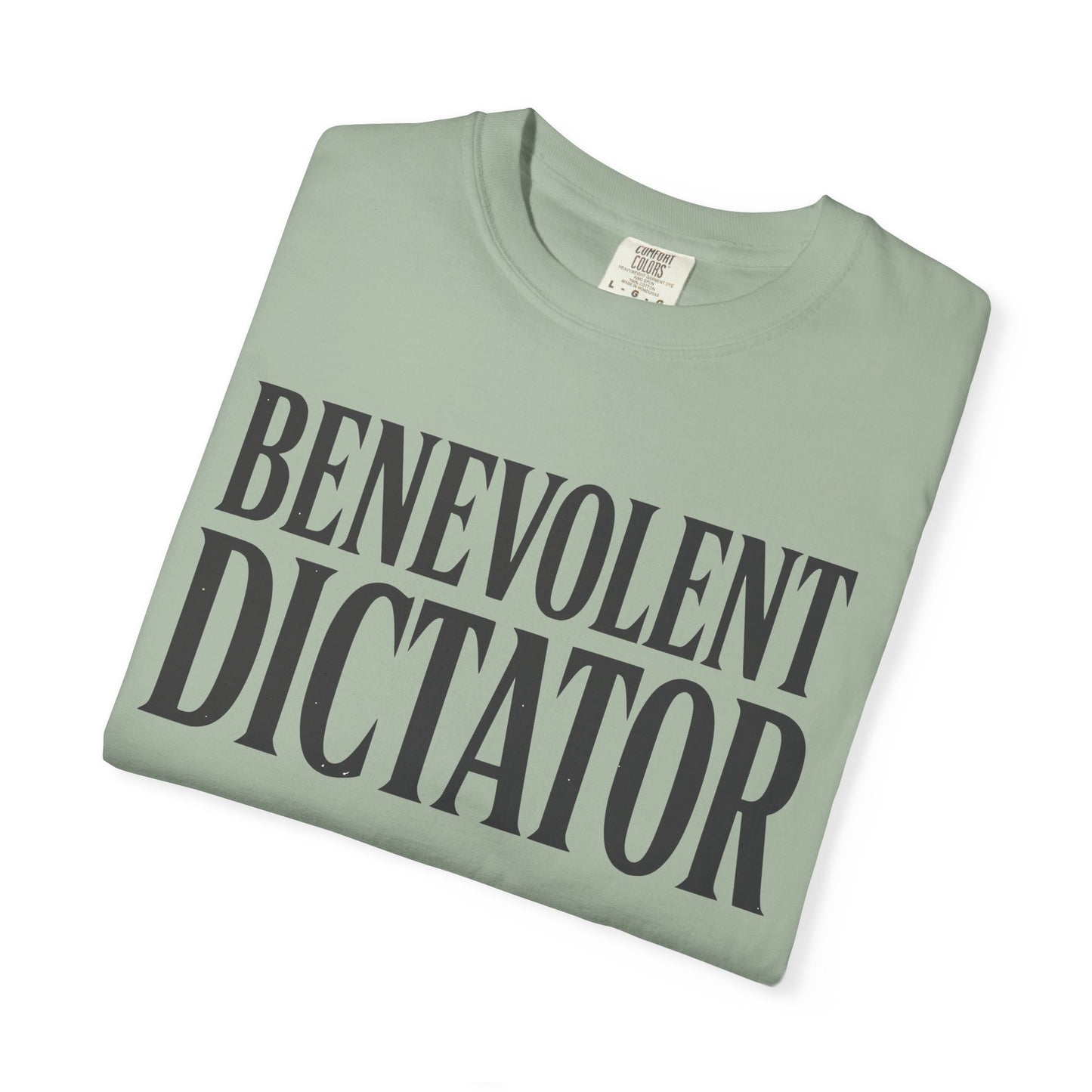 Benevolent Dictator T-Shirt Vintage Typography Graphic Tee