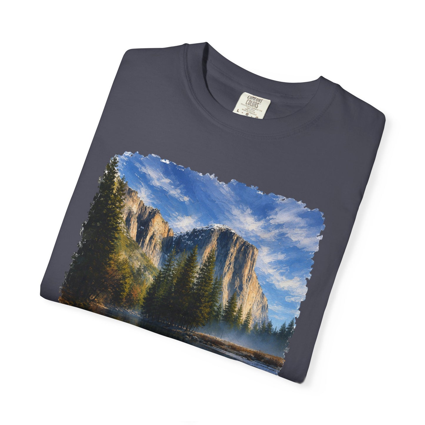 Yosemite National Park Scenic T‑Shirt, Scenic El Capitan Vintage Landscape Tee