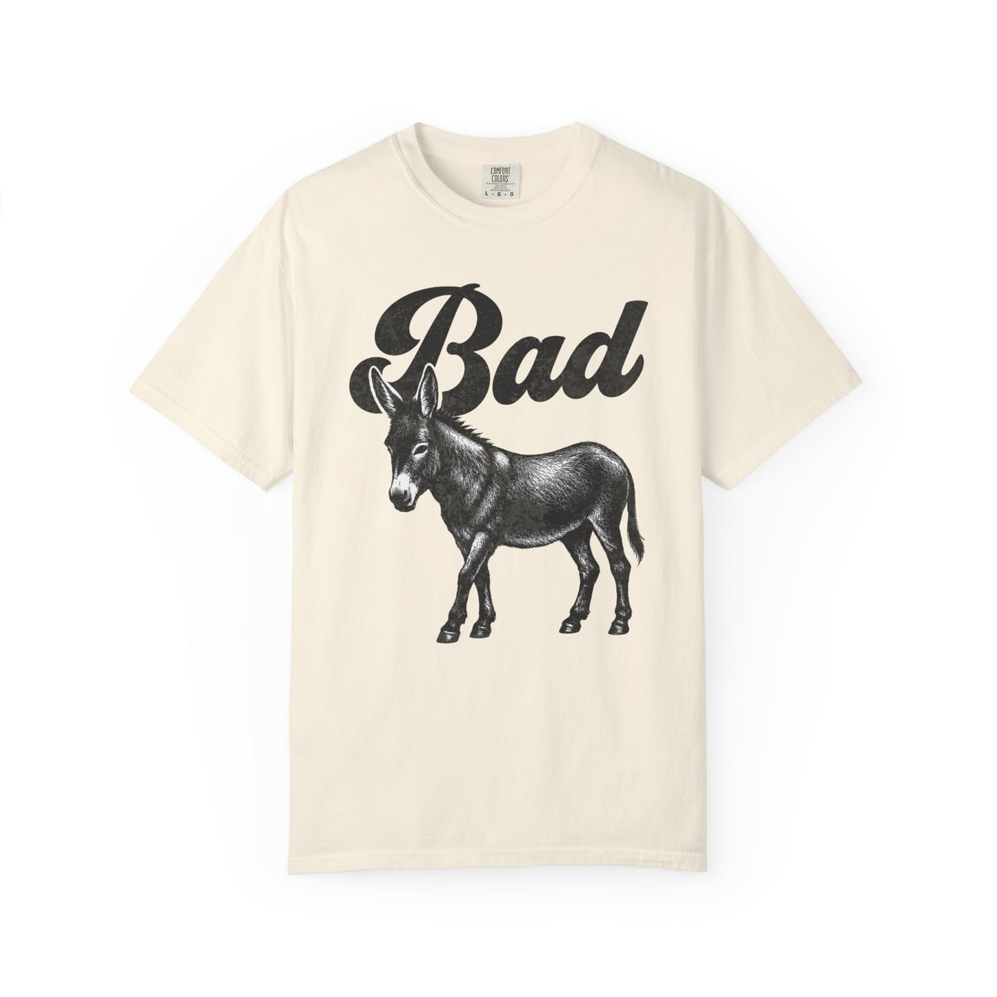 Funny Badass Donkey T-Shirt— Distressed Retro Vintage Graphic Tee
