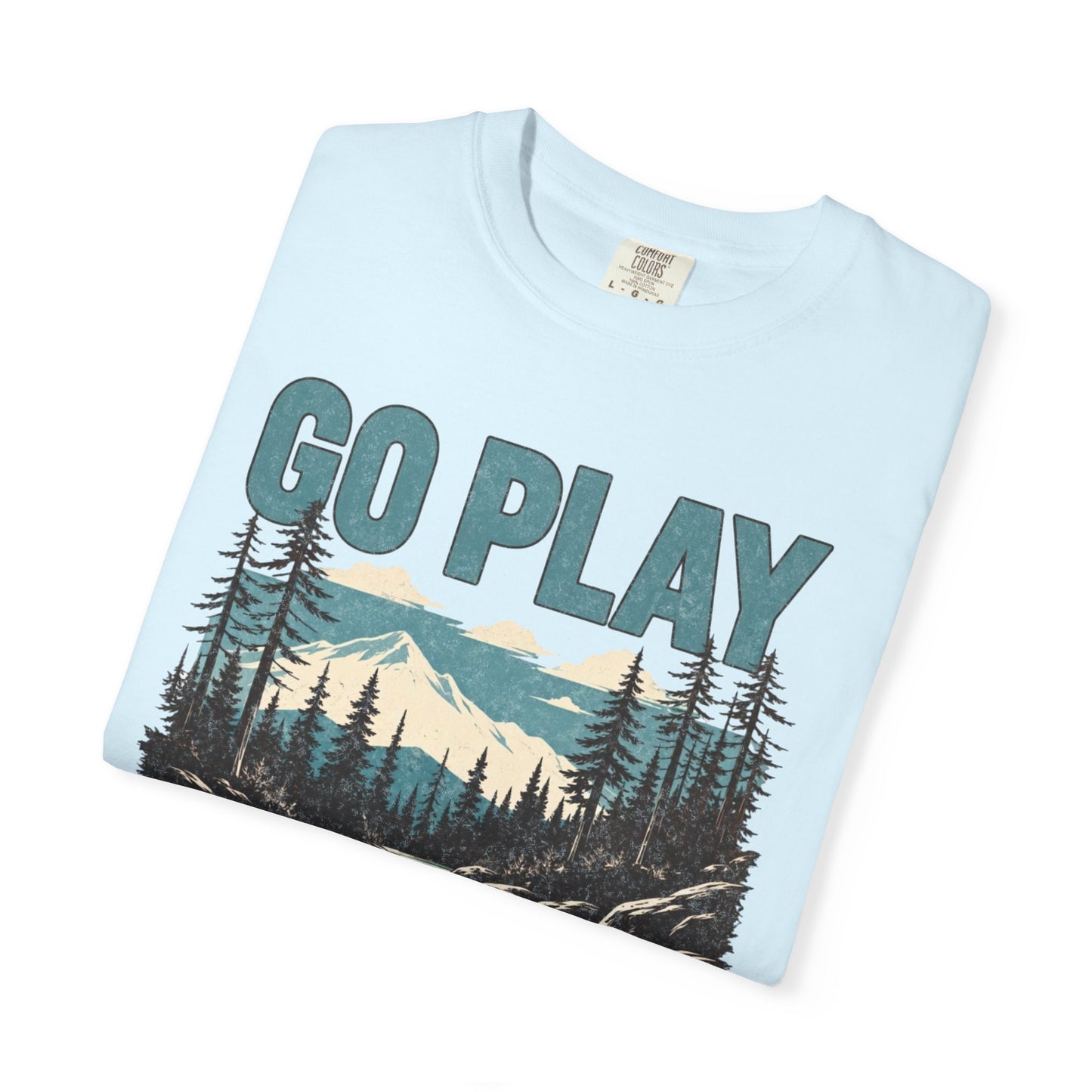 Go Play Outside Graphic T-Shirt — Outdoor Adventure Nature Tee