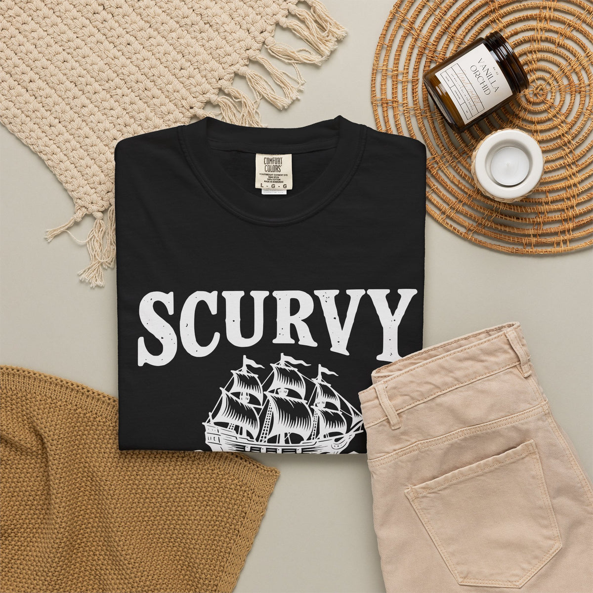 Scurvy 'When Life Doesn't Give You Lemons' Vintage Nautical Tee