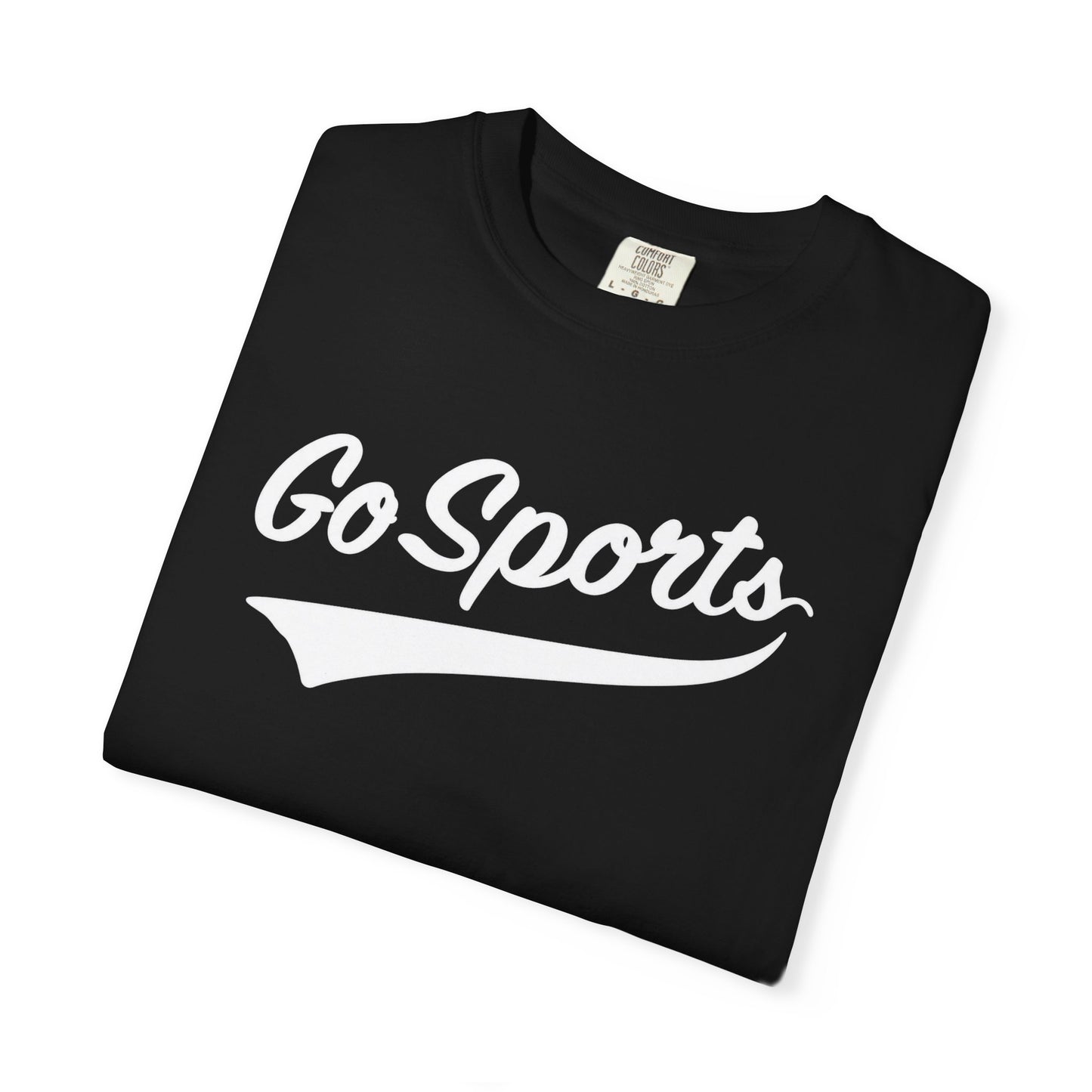Go Sports Shirt | Funny Anti-Sports Graphic Tee | Minimalist Comfort Colors® T-Shirt