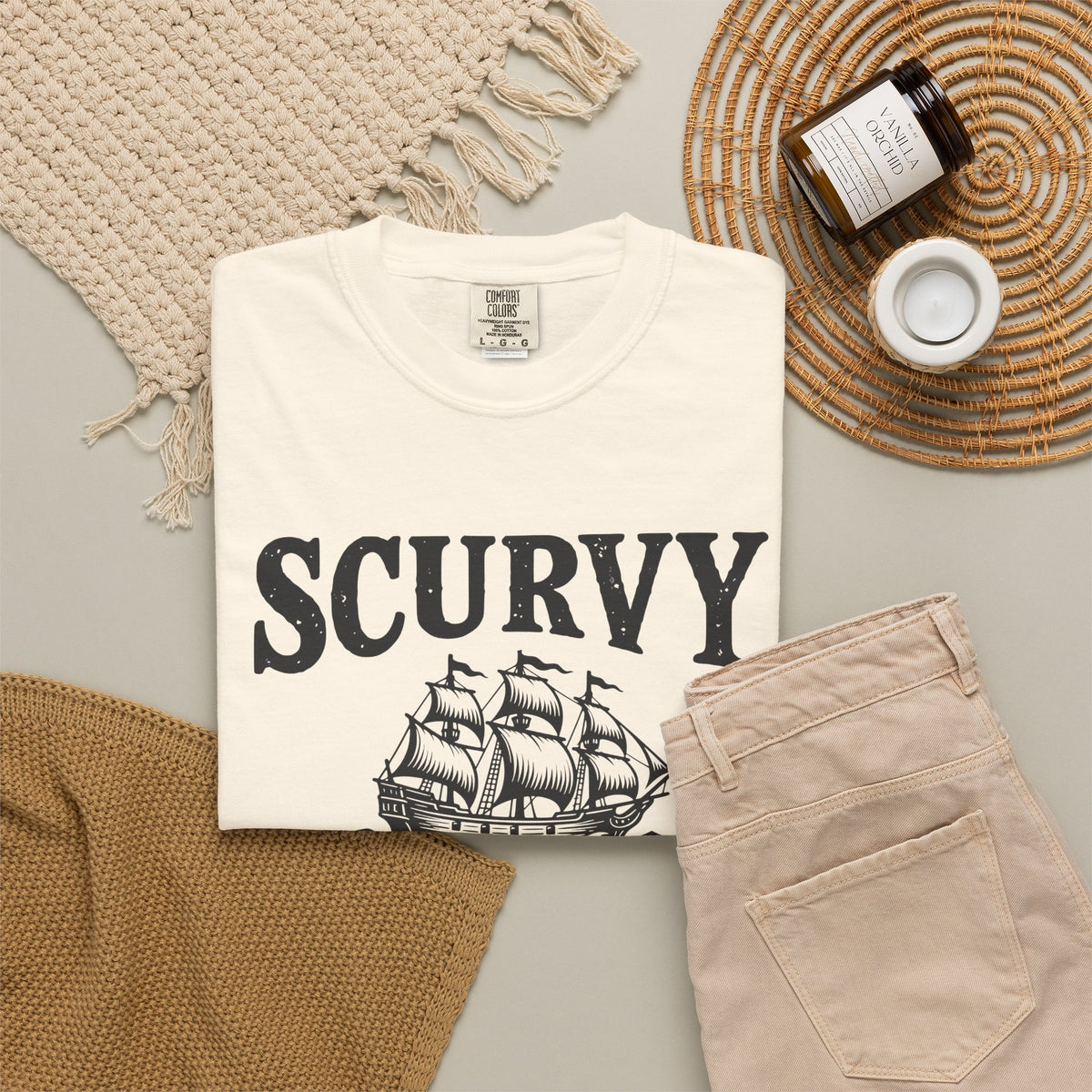 Scurvy 'When Life Doesn't Give You Lemons' Vintage Nautical Tee