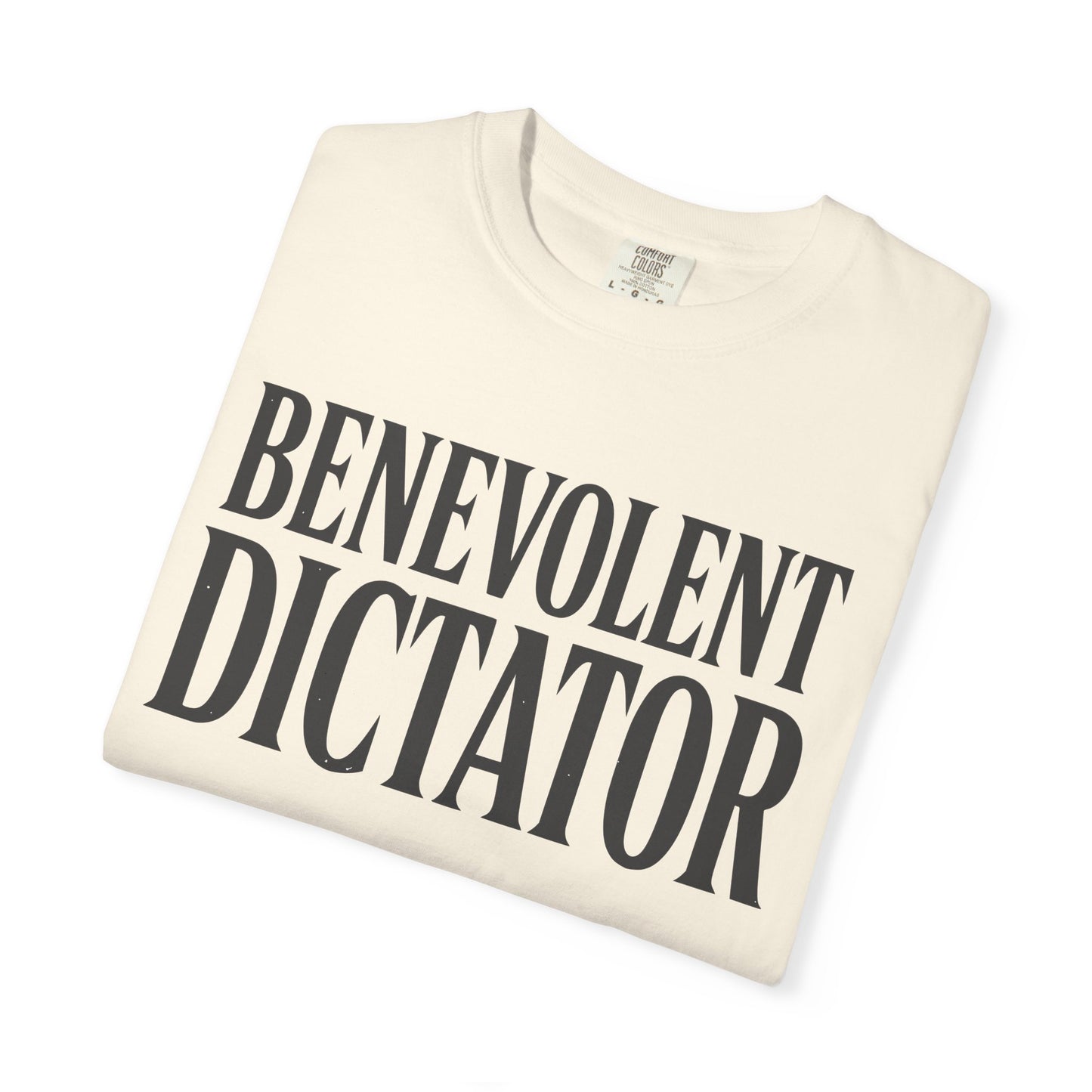 Benevolent Dictator T-Shirt Vintage Typography Graphic Tee