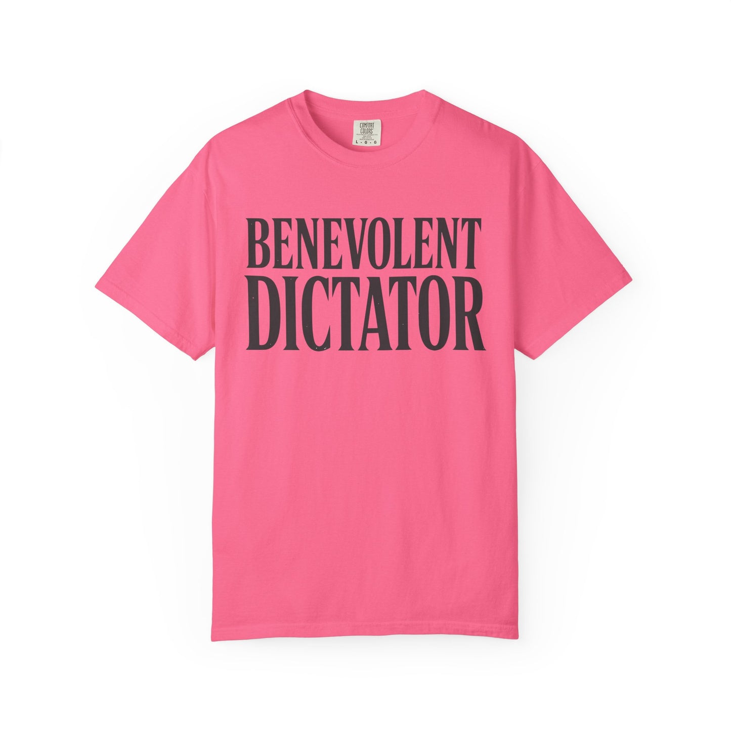 Benevolent Dictator T-Shirt Vintage Typography Graphic Tee