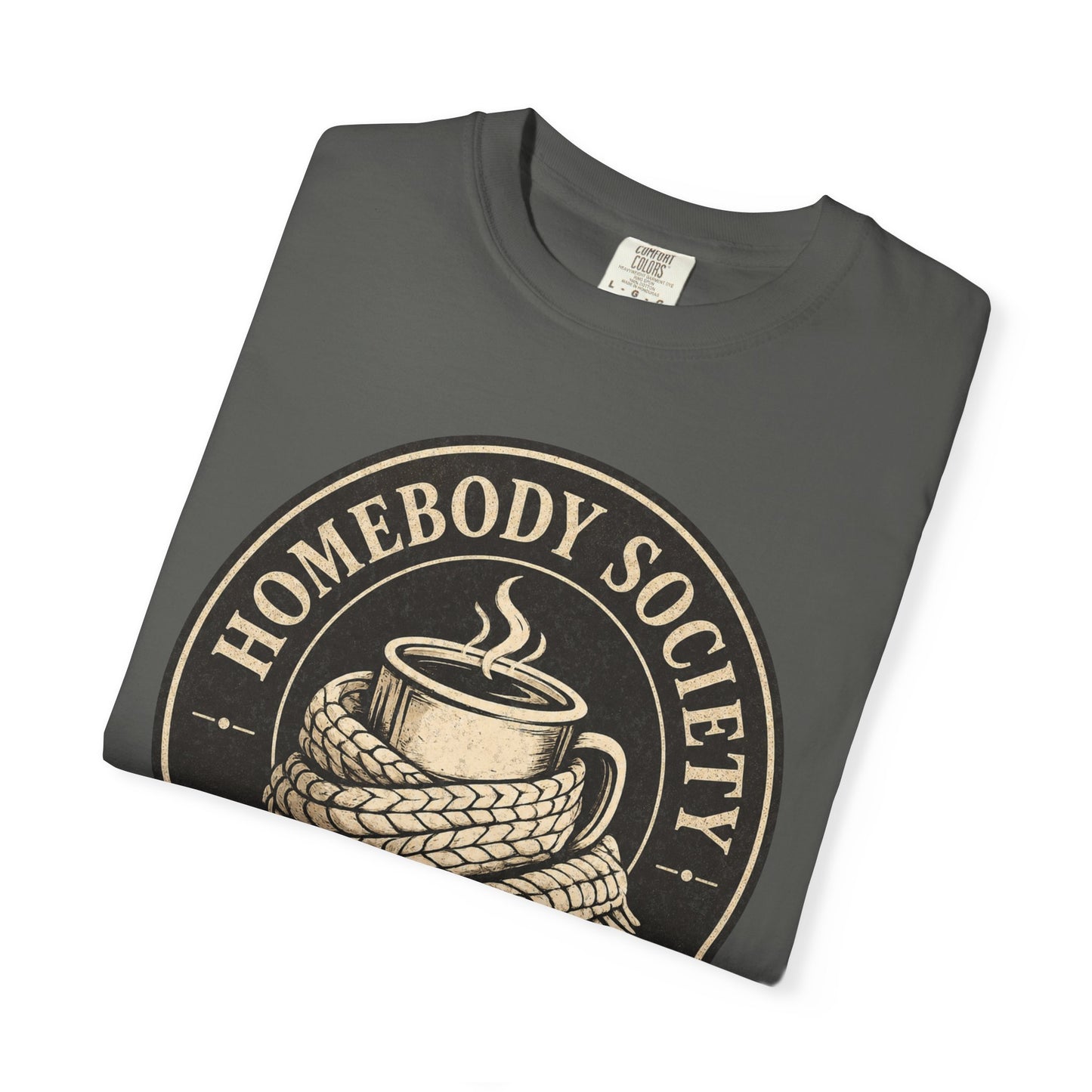 Homebody Society T-Shirt — "More Cozy, Less People" Vintage Distressed Introvert Tee