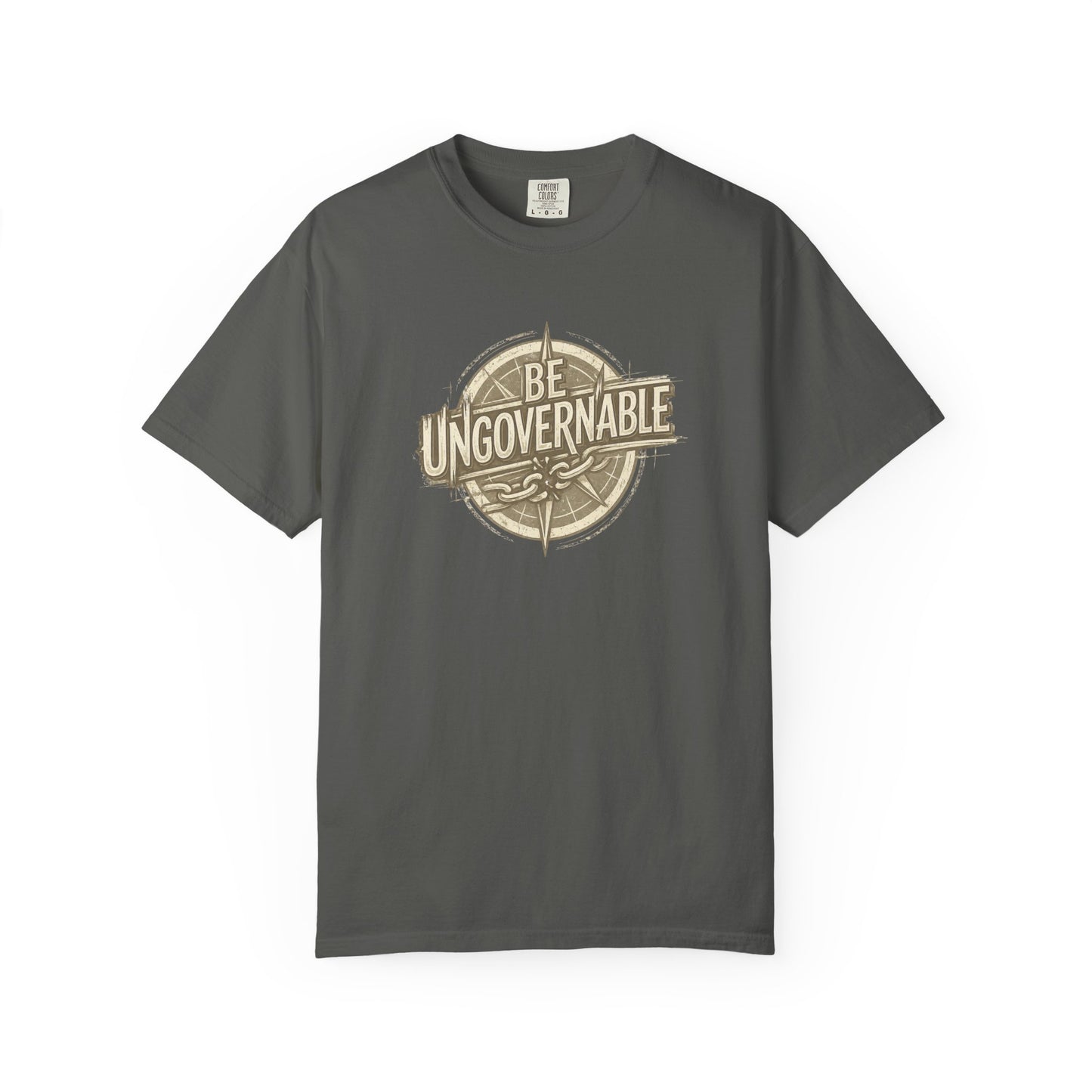 UNGOVERNABLE T-Shirt — Distressed Anti-Hustle, Anti-Establishment Tee