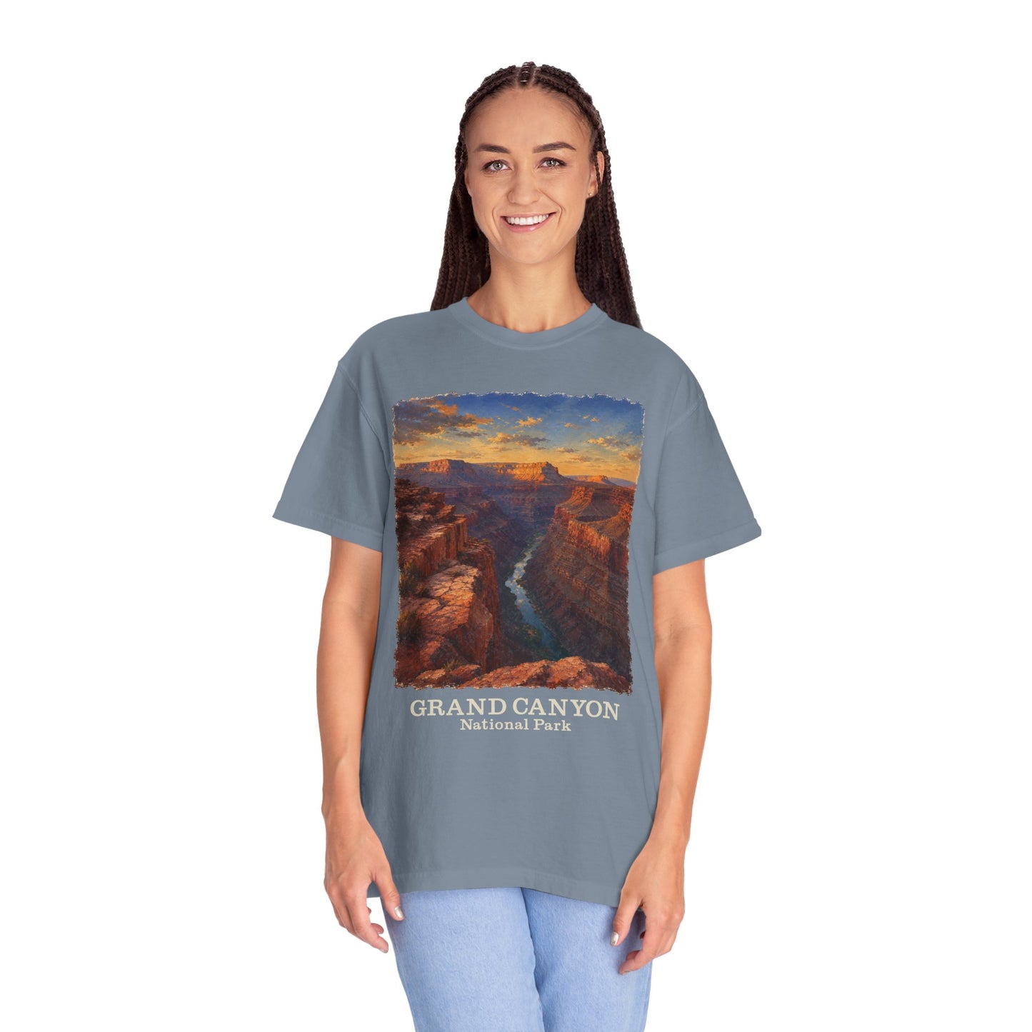 Grand Canyon National Park T-Shirt — Vintage Sunset Canyon Graphic Toroweap Overlook Tee