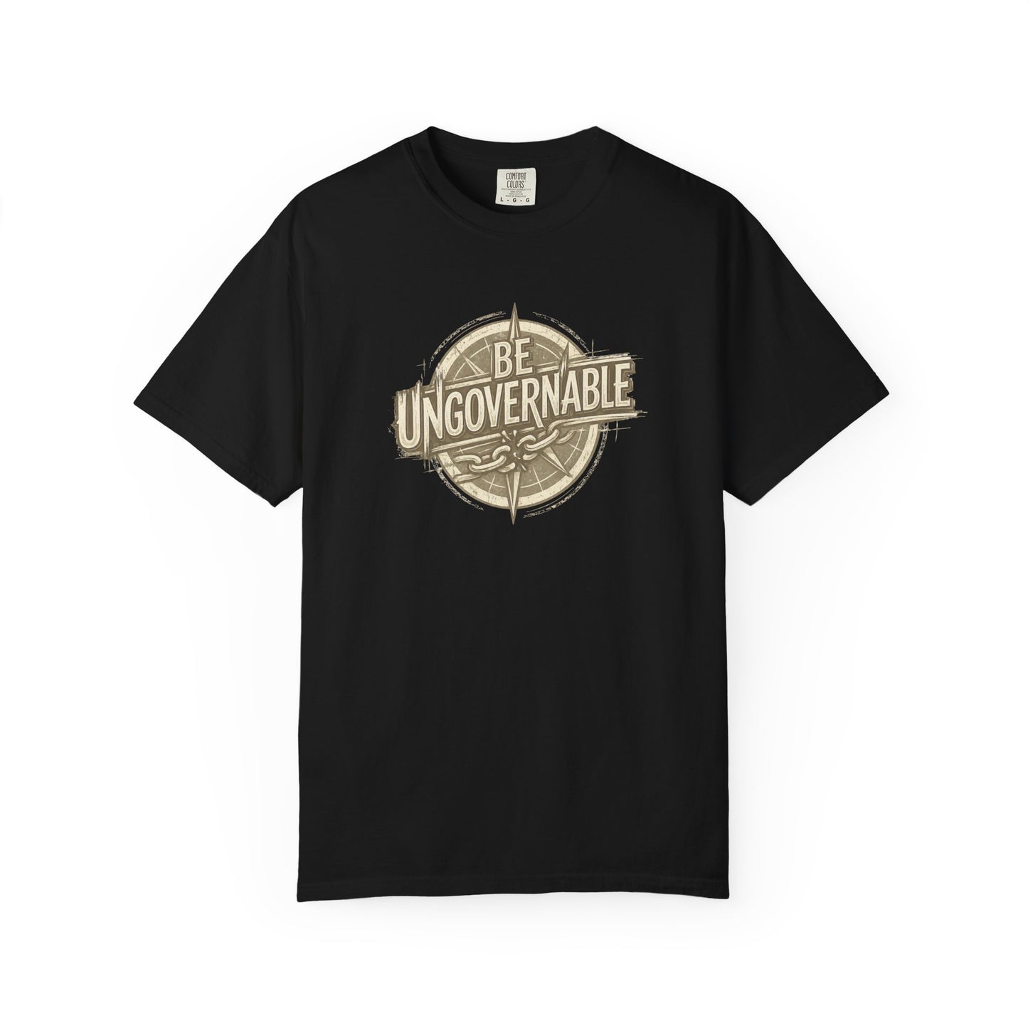 UNGOVERNABLE T-Shirt — Distressed Anti-Hustle, Anti-Establishment Tee