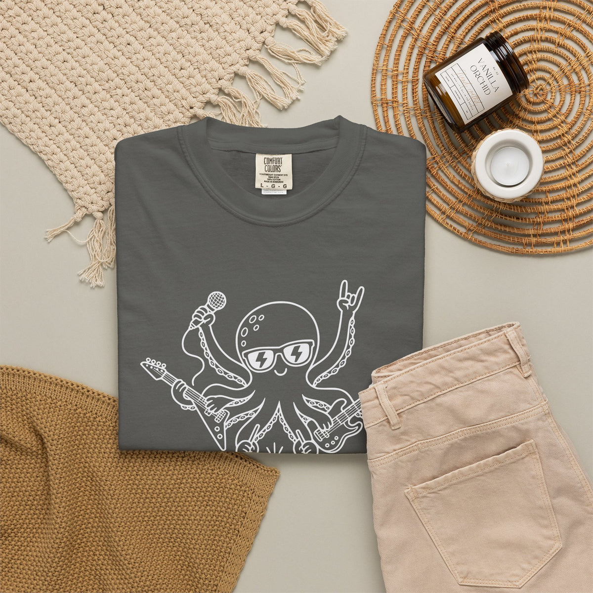 Rocktopus Octopus Music T-Shirt
