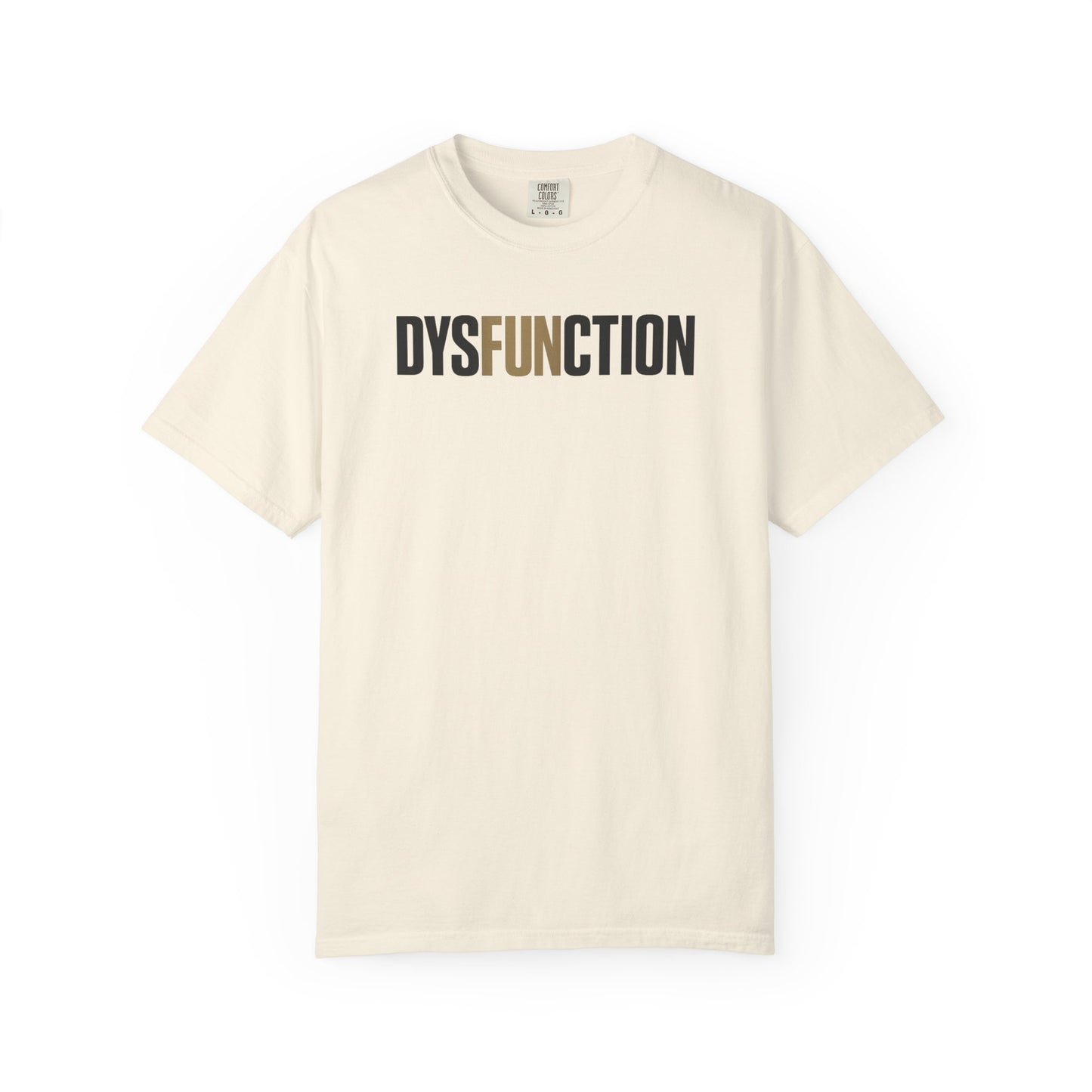 DysFUNction Shirt, Funny Minimalist Typography Humor Shirt