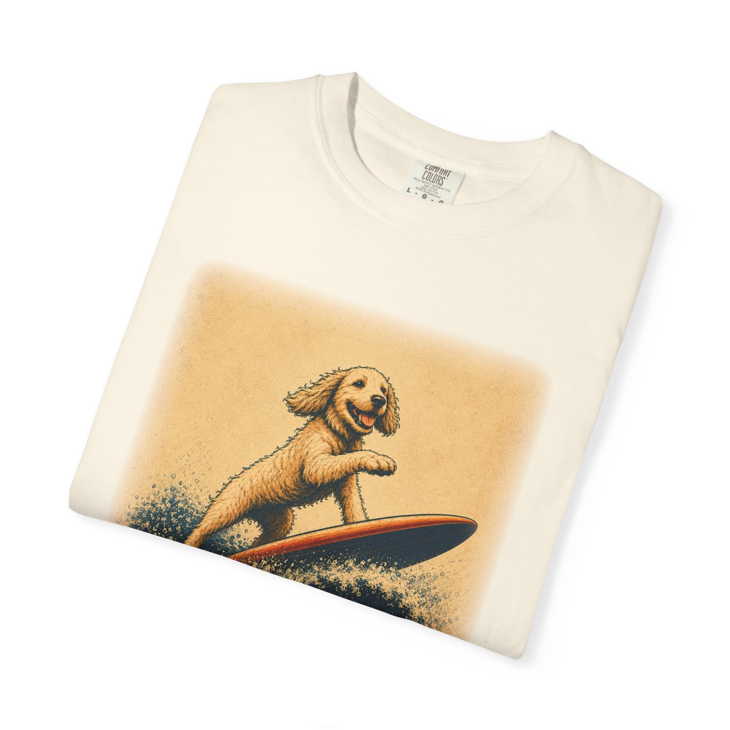 Vintage Doodle Surfing T-Shirt