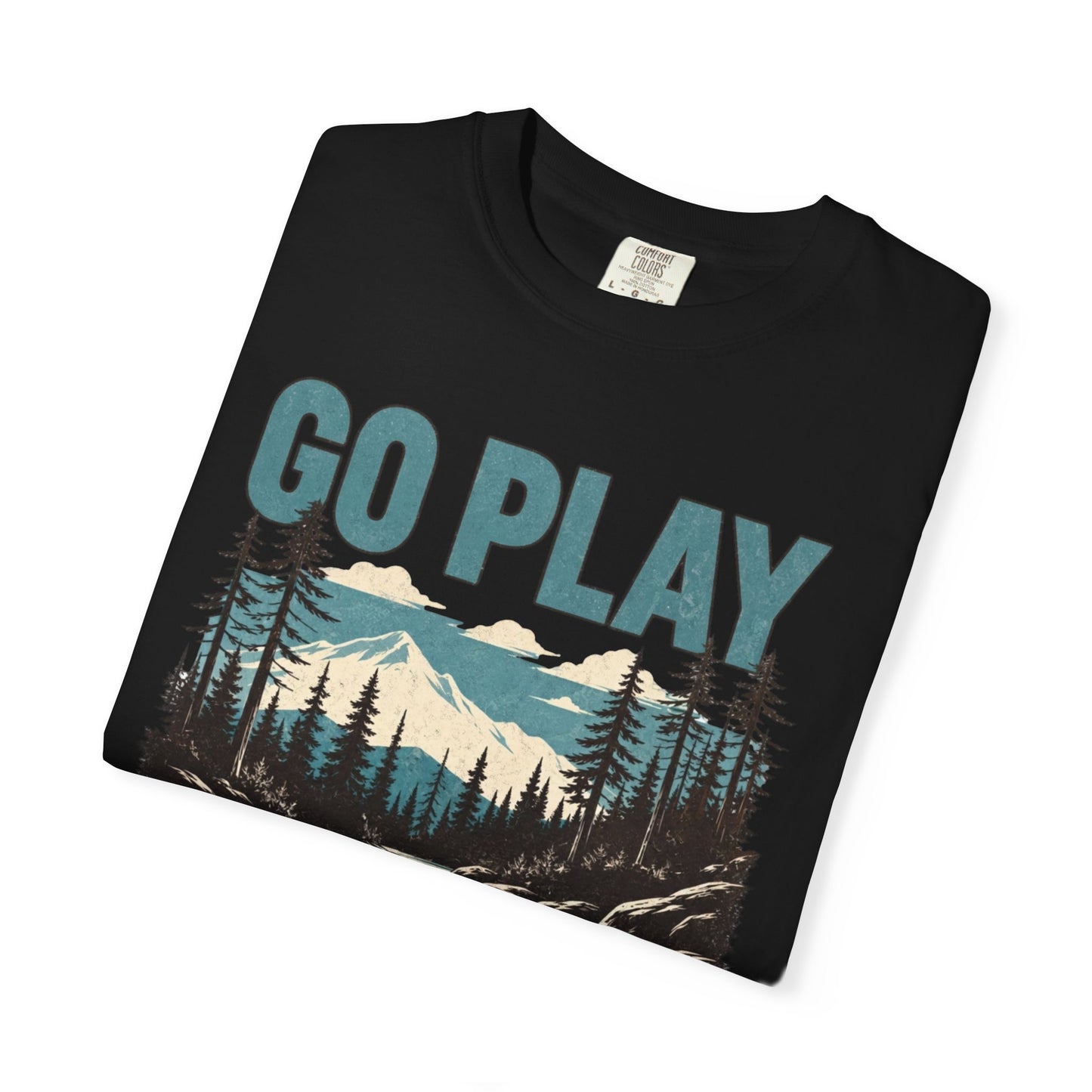 Go Play Outside Graphic T-Shirt — Outdoor Adventure Nature Tee