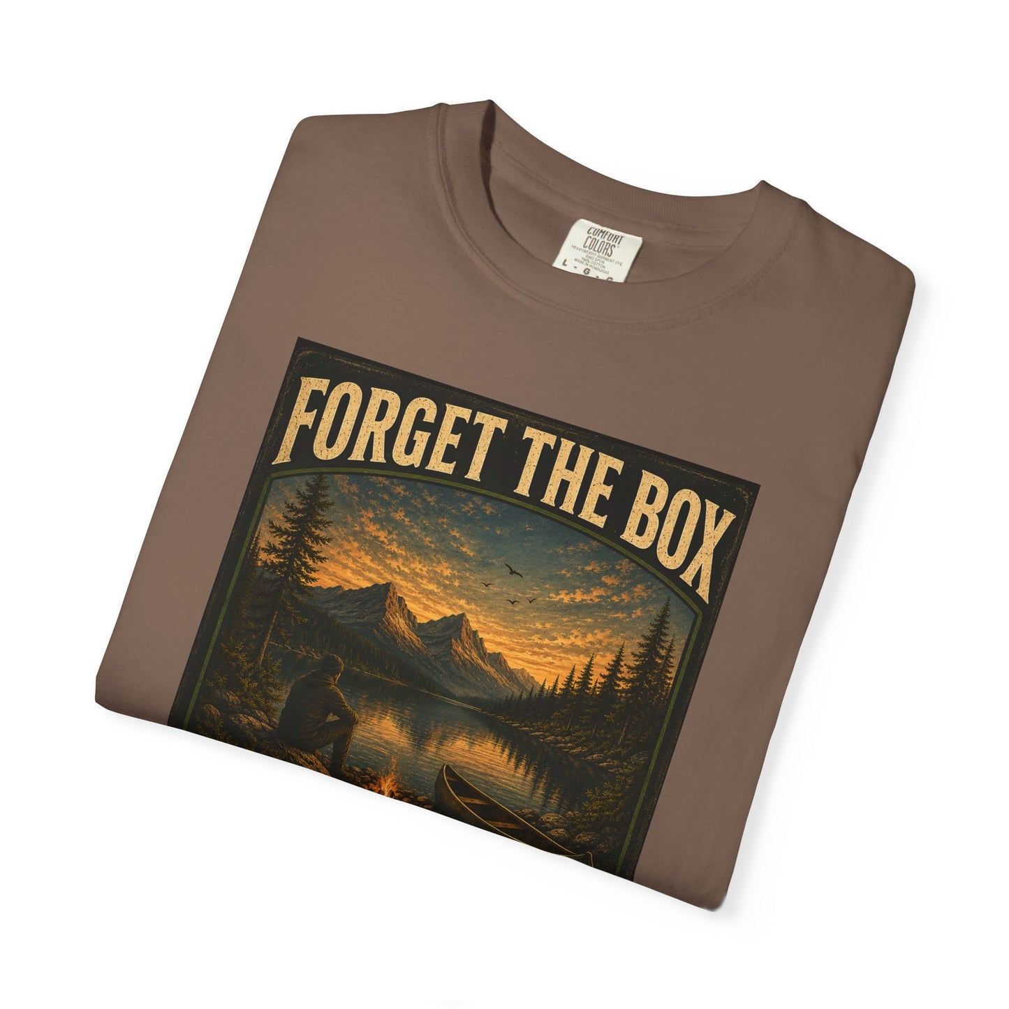 Forget the Box "Think Outside" Camping Hiking T-Shirt
