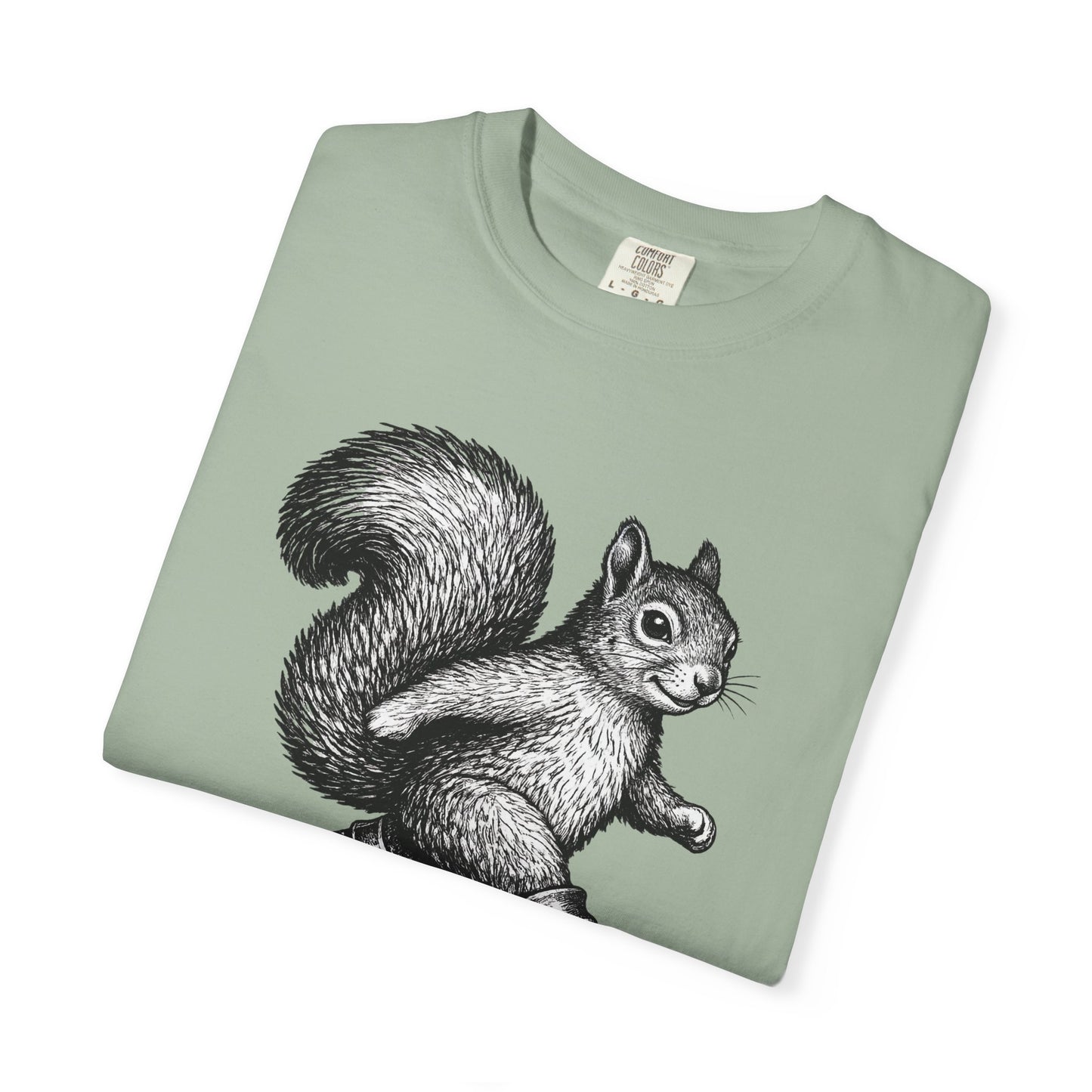 Chaos? I’m On My Way Squirrel T-Shirt | Funny Animal Graphic Tee