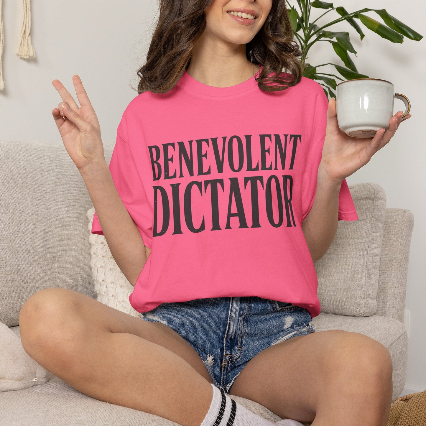 Benevolent Dictator T-Shirt Vintage Typography Graphic Tee