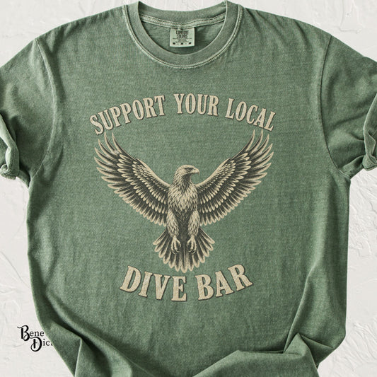 Support Your Local Dive Bar Vintage T-Shirt