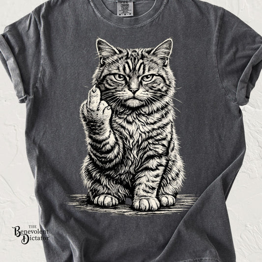 Ungovernable Cat Vintage Graphic T-Shirt