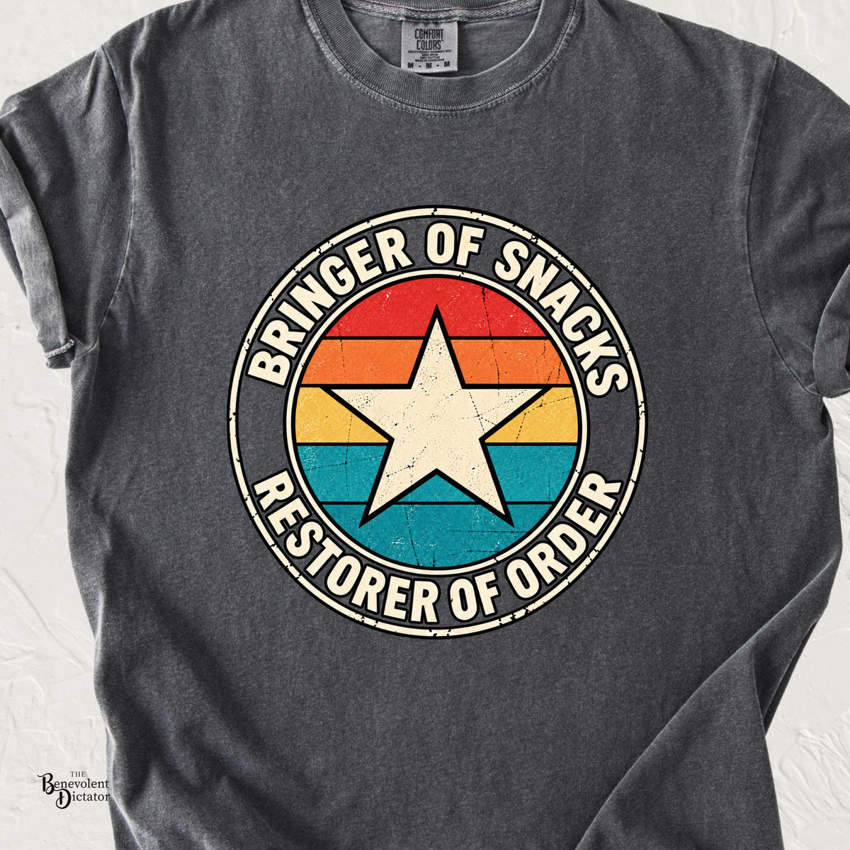 Bringer of Snacks, Restorer of Order T-Shirt