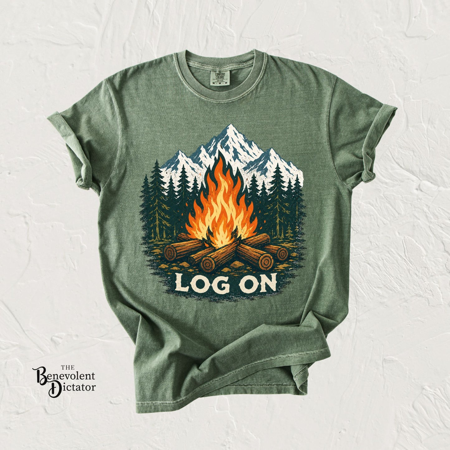 Campfire 'LOG ON' T-Shirt